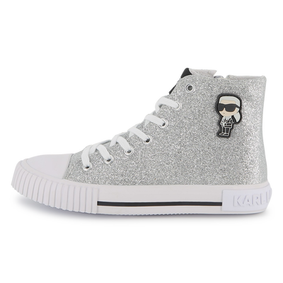 Basket &agrave; lacets KARL LAGERFELD KIDS FILLE