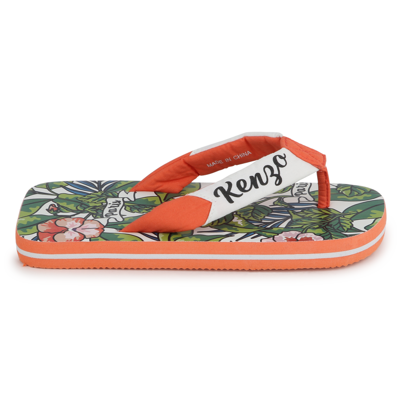 Tongs avec semelle imprimée KENZO KIDS 
                    UNISEXE