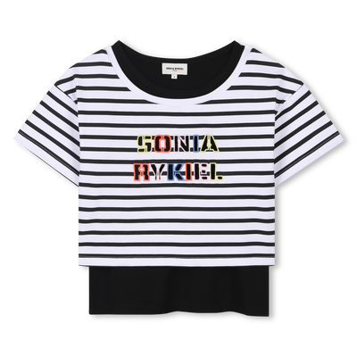 T-shirt 2 en 1 avec top SONIA RYKIEL FILLE