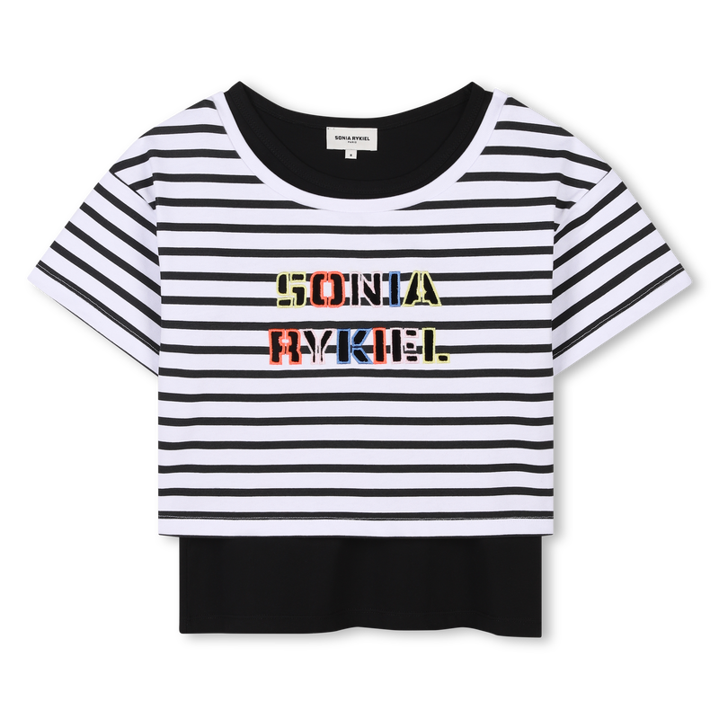 T-shirt 2 en 1 avec top SONIA RYKIEL 
                    FILLE