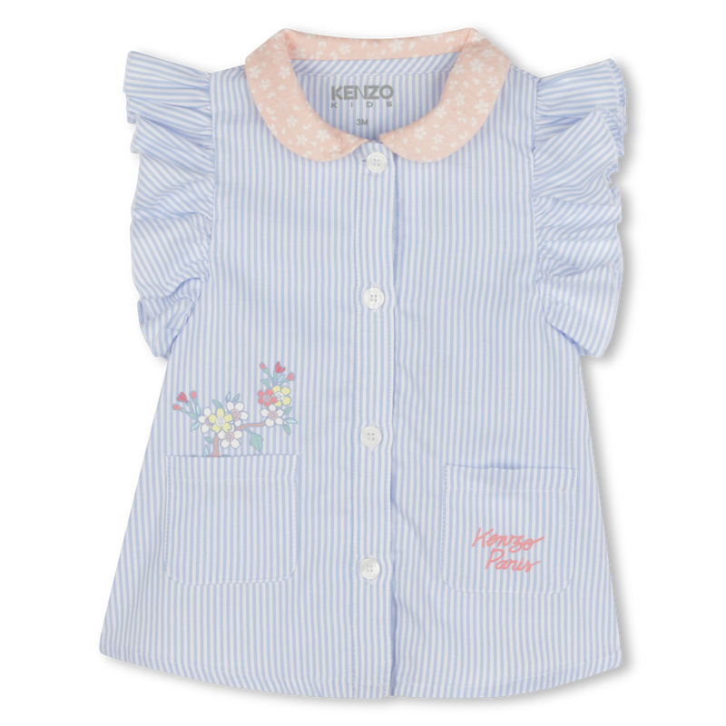 Ensemble robe et culotte ray&eacute;s KENZO KIDS 
                        FILLE