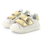 Baskets en cuir &agrave; fermeture KARL LAGERFELD KIDS 
                    FILLE