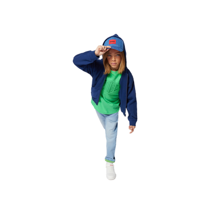 Cardigan &agrave; capuche en molleton Hugo GARCON