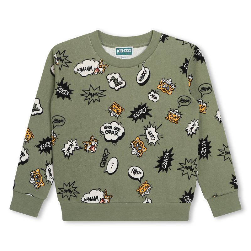 Sweat-shirt imprimé molletonné KENZO KIDS 
                    GARCON