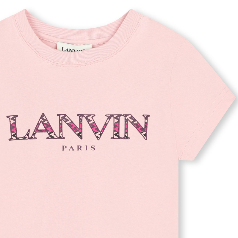 T-shirt avec illustration sigle LANVIN 
                        FILLE