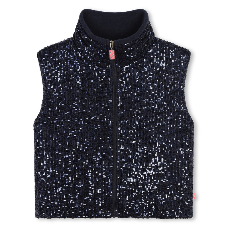 Doudoune sans manche ornée de sequins BILLIEBLUSH 
                    FILLE
