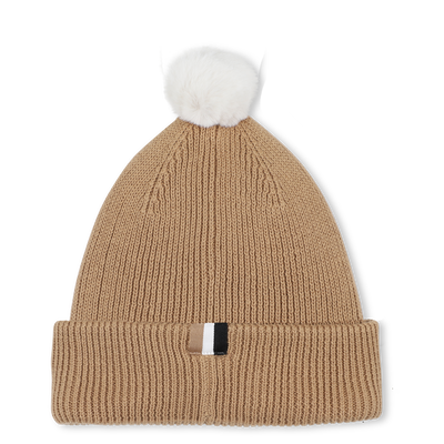 Bonnet tricot avec pompon BOSS GARCON