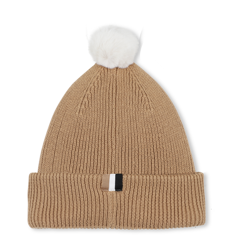 Bonnet tricot avec pompon BOSS 
                    GARCON