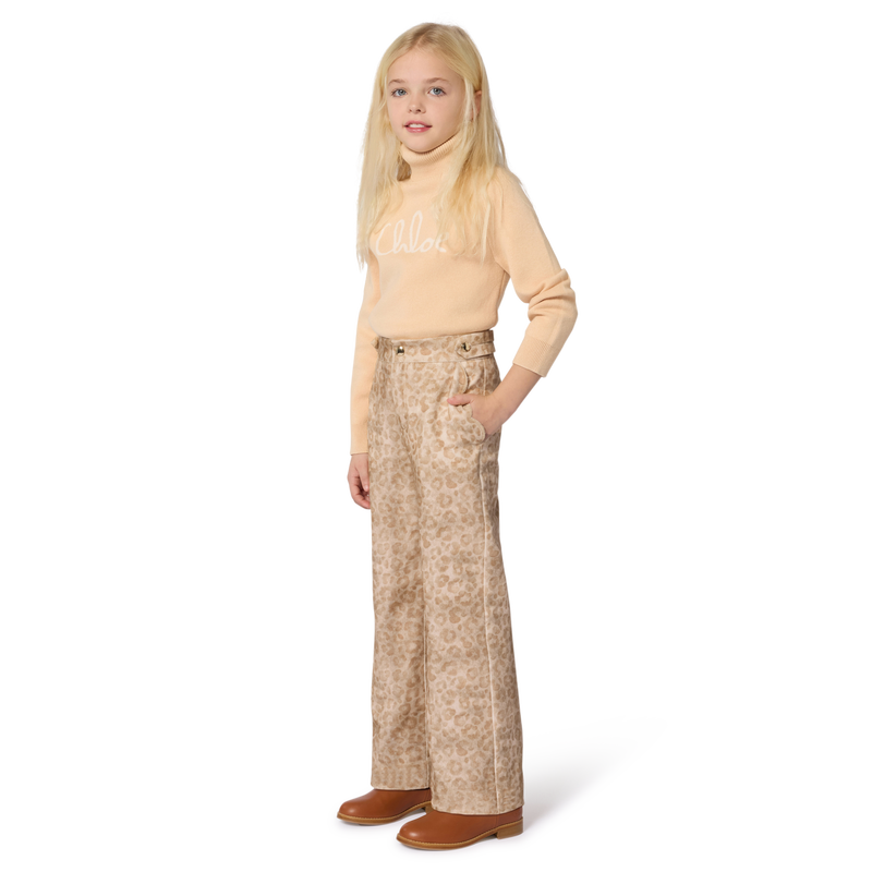 Pull col roul&eacute; en tricot CHLOE 
                        FILLE