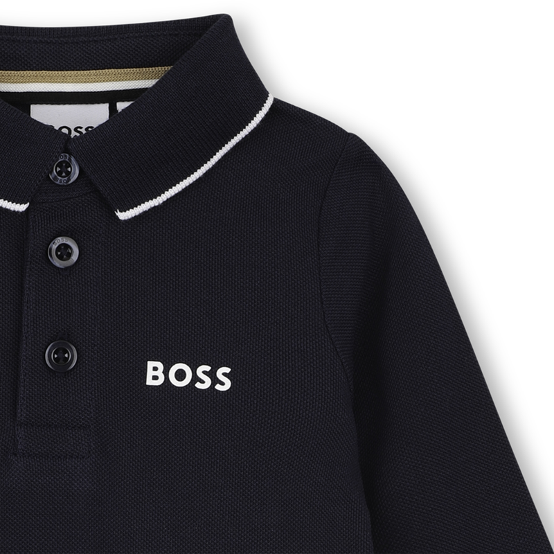 Polo manches longues BOSS 
                        GARCON