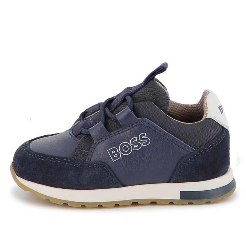 Baskets en mix matière BOSS 
                    GARCON