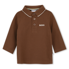 Polo manches longues, BURNT RED, hi-res