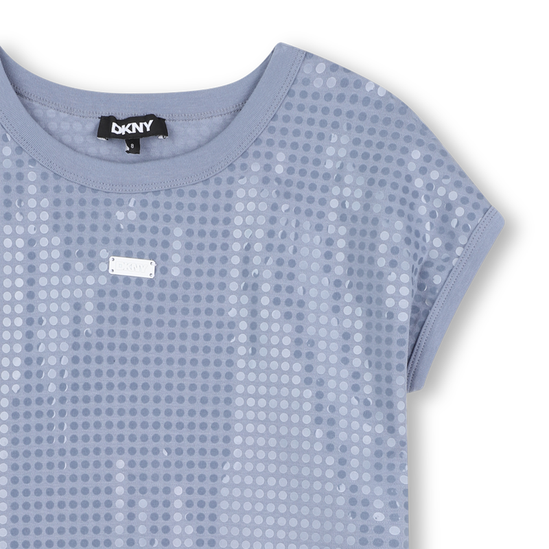 Robe orn&eacute;e de sequins DKNY 
                        FILLE