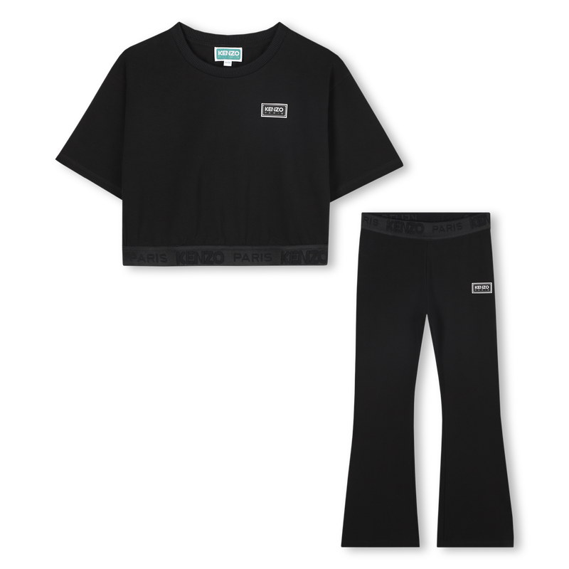 Ensemble t-shirt et pantalon KENZO KIDS 
                    FILLE