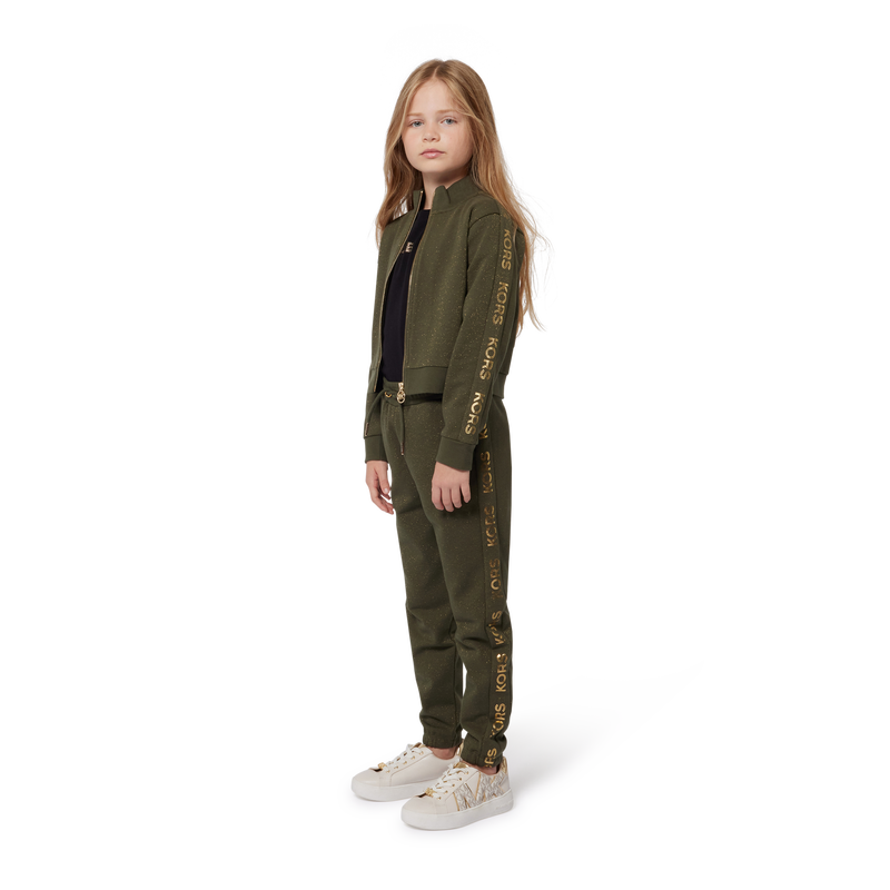 Cardigan molletonné pailleté MICHAEL KORS 
                    FILLE