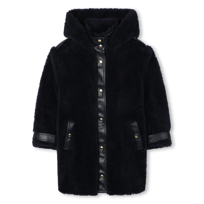 Manteau à capuche en polaire moutonnée CHLOE 
                    FILLE