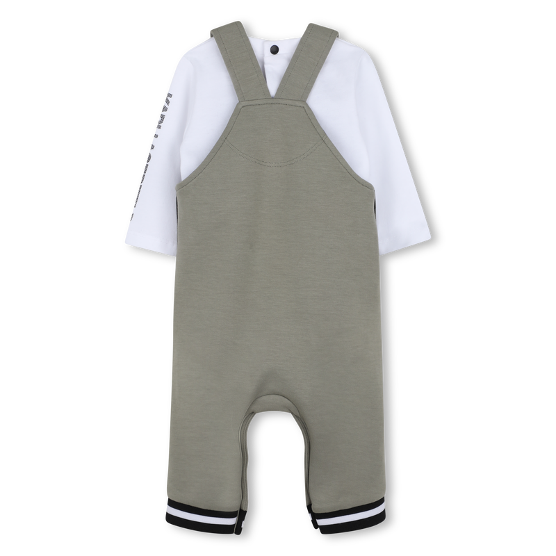 Ensemble salopette et tee-shirt KARL LAGERFELD KIDS 
                        GARCON
