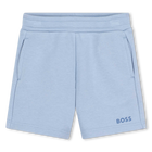 Short uni molletonn&eacute;, PERSIAN BLUE, hi-res