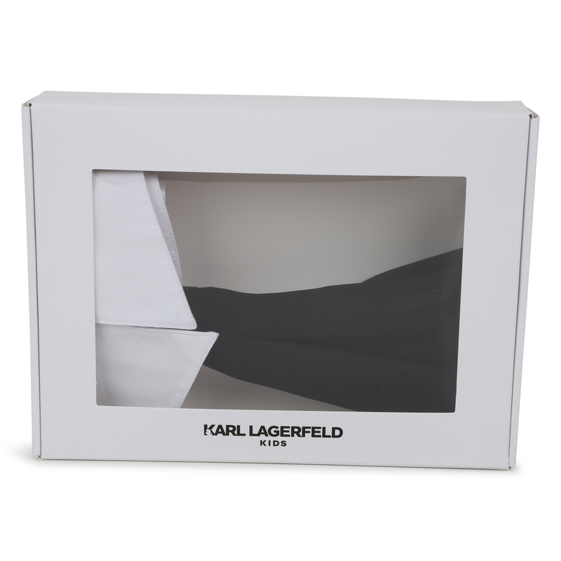 Cravate bicolore KARL LAGERFELD KIDS 
                        FILLE
