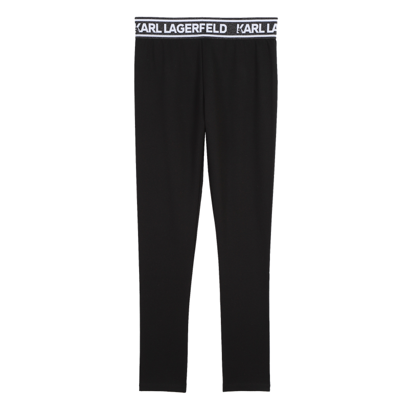 Legging avec taille métallisée KARL LAGERFELD KIDS 
                    FILLE