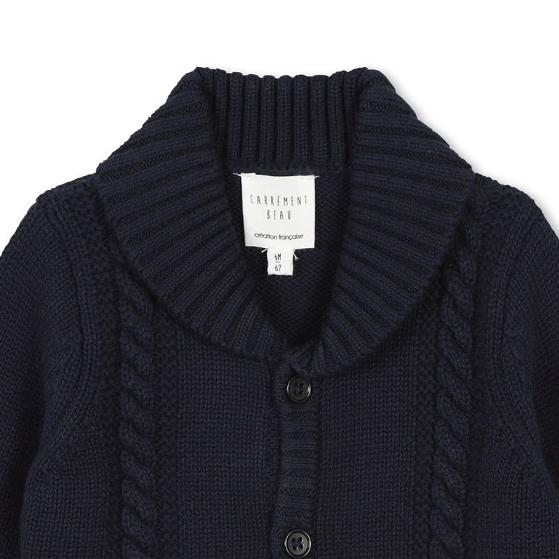 Cardigan en tricot boutonné CARREMENT BEAU 
                    GARCON