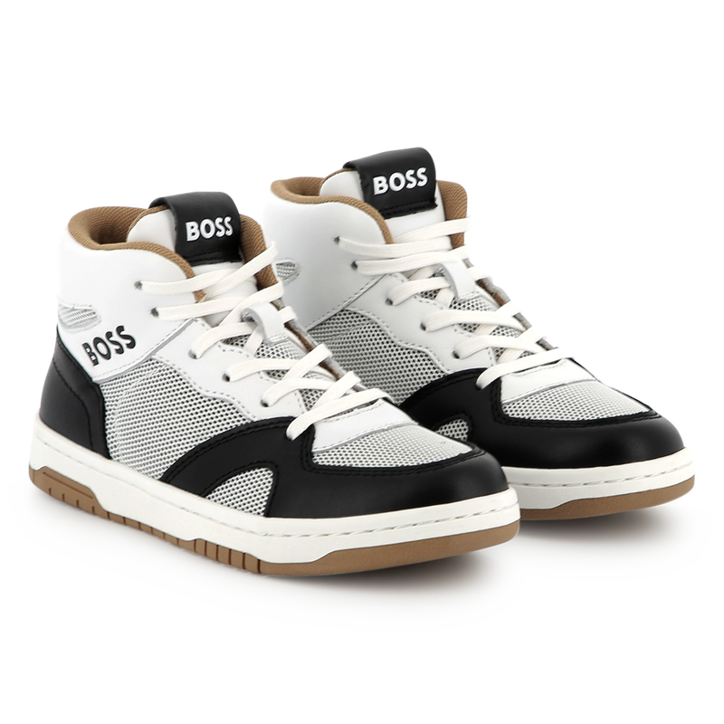 Baskets montantes lac&eacute;es BOSS 
                        GARCON