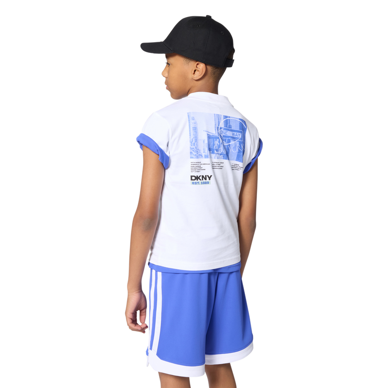 TEE-SHIRT MANCHES COURTES DKNY 
                        UNISEXE