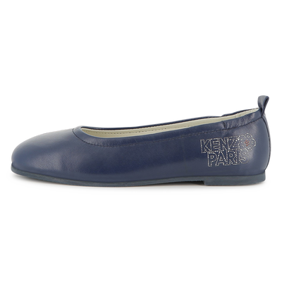 Ballerine en cuir de chèvre KENZO KIDS FILLE