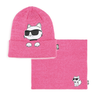 Ensemble bonnet et tour de cou KARL LAGERFELD KIDS 
                    FILLE