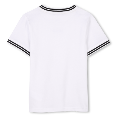 T-shirt avec bandes color&eacute;es DKNY UNISEXE