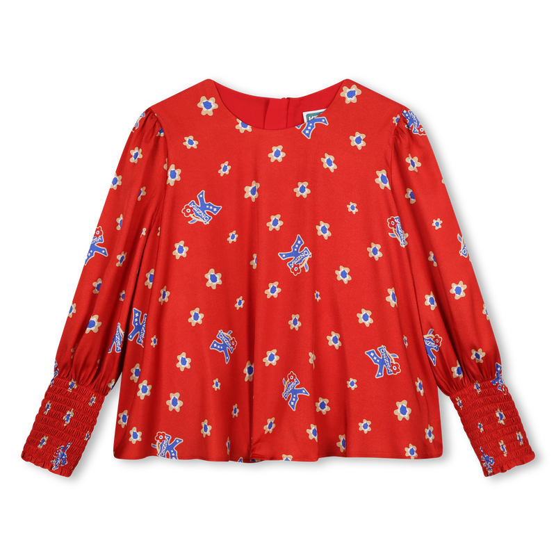 Blouse fluide imprimée KENZO KIDS 
                    FILLE