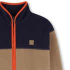 Cardigan bi-couleur en polaire TIMBERLAND 
                    GARCON
