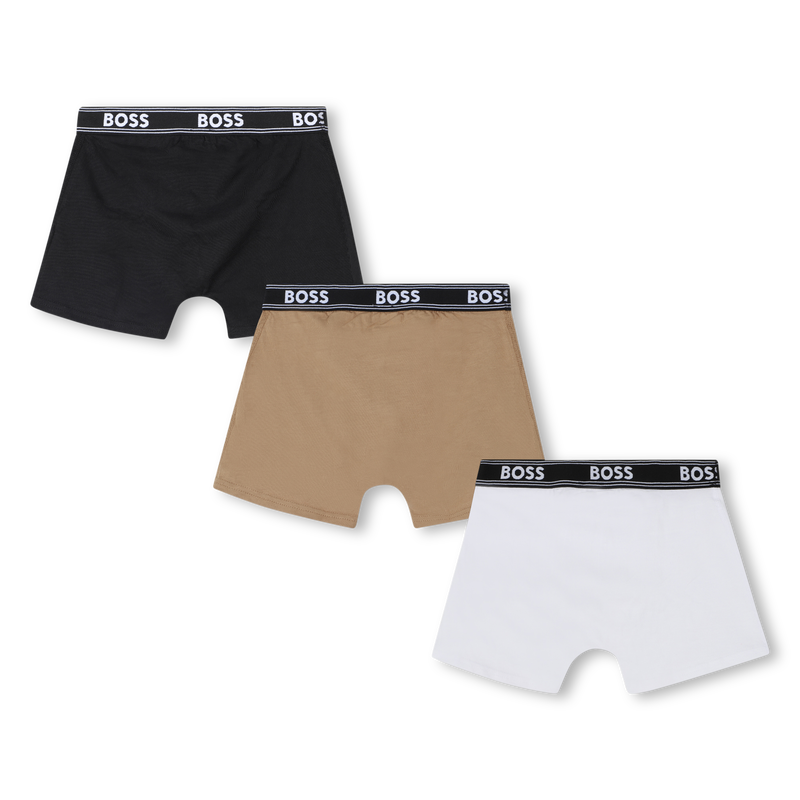 Lot de 3 boxers en jersey BOSS 
                        GARCON