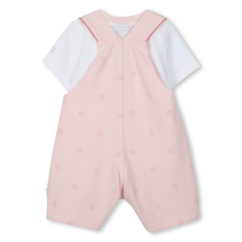 Ensemble salopette et T-shirt BOSS 
                    FILLE