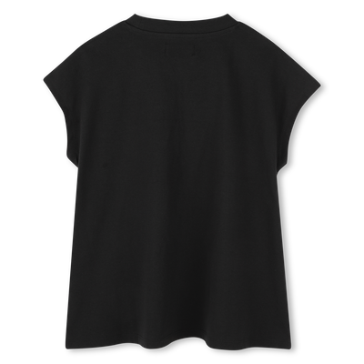 T-shirt fluide en coton DKNY FILLE