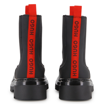 Bottines en cuir de vachette Hugo FILLE