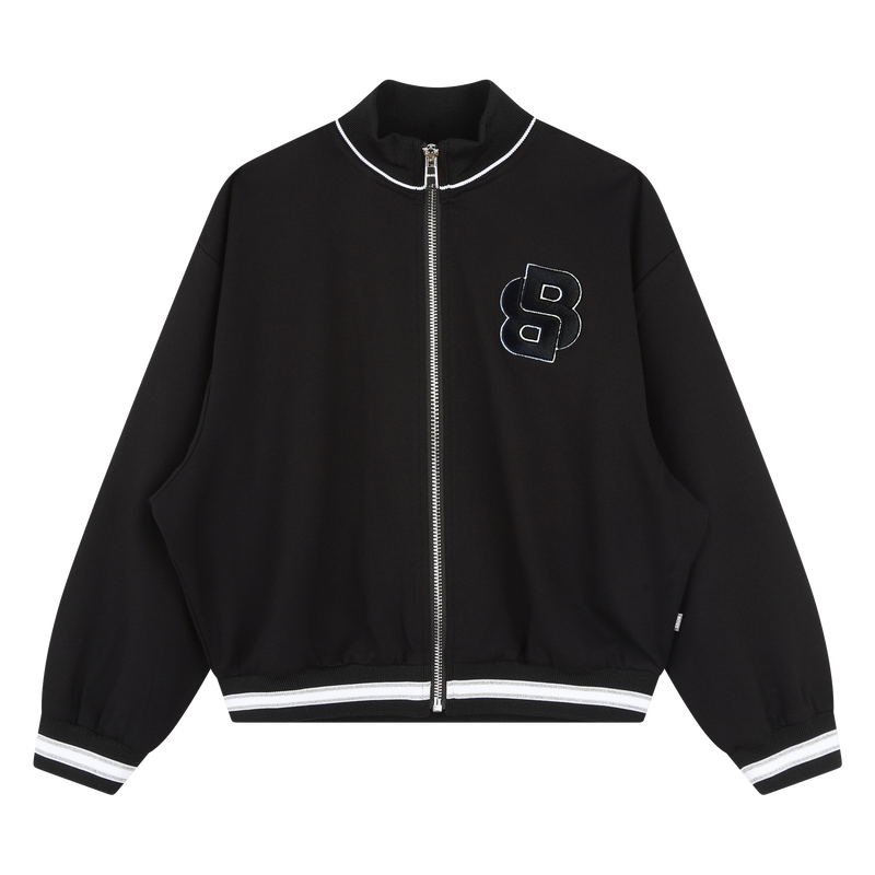 Cardigan brod&eacute; avec rayures BOSS 
                        FILLE