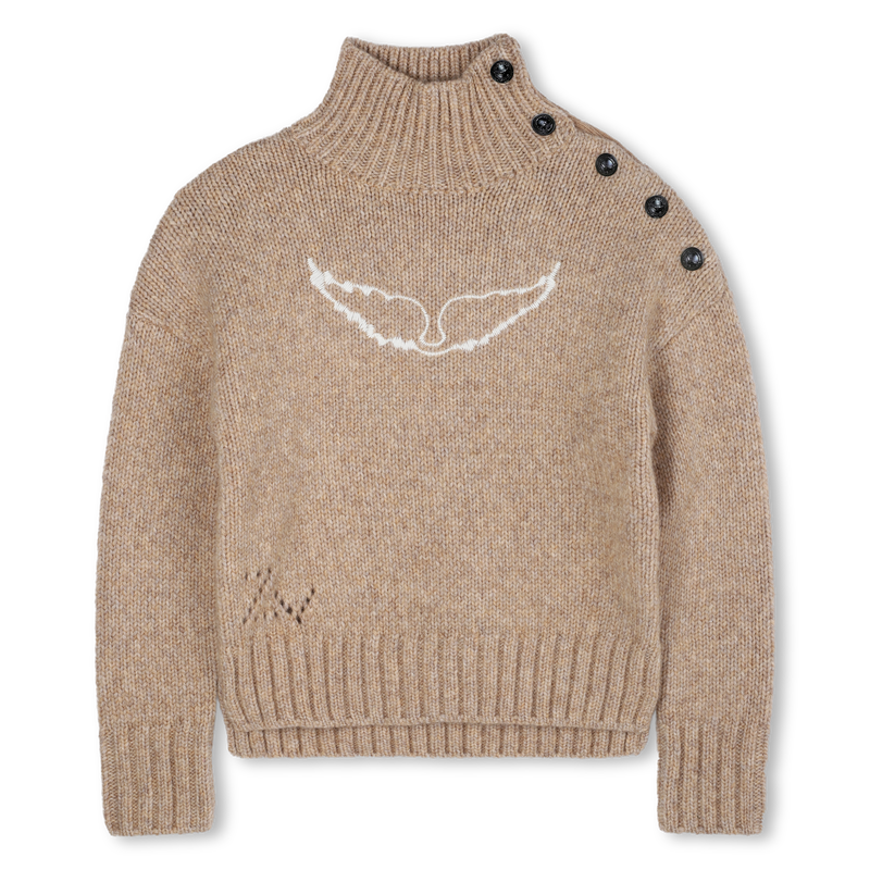 Pull en tricot à col montant ZADIG & VOLTAIRE 
                    FILLE