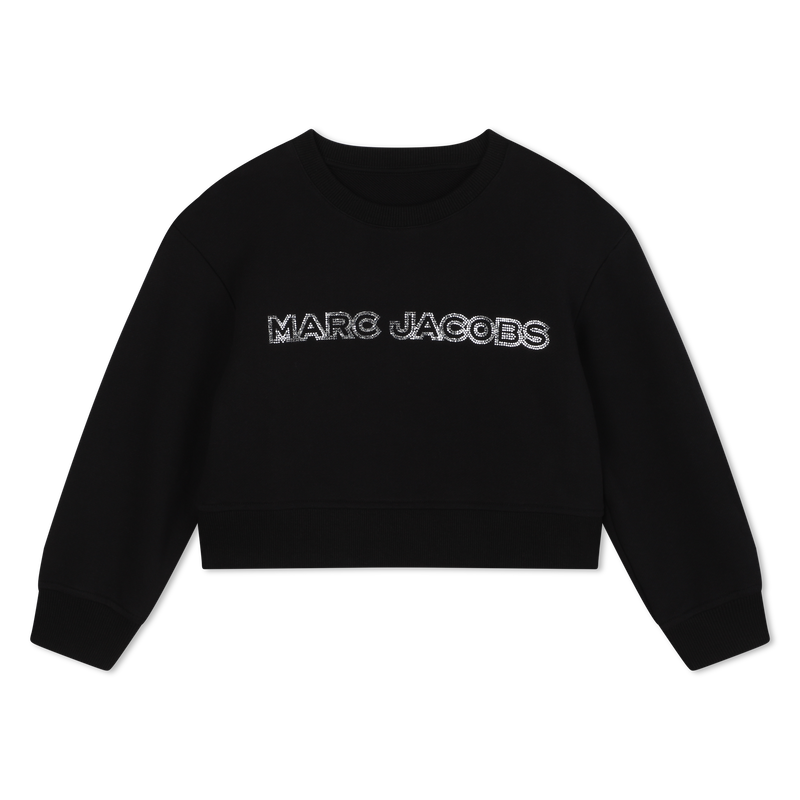 Sweat-shirt court en molleton MARC JACOBS 
                        FILLE