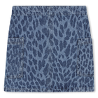Jupe denim imprim&eacute; l&eacute;opard ZADIG & VOLTAIRE 
                    FILLE