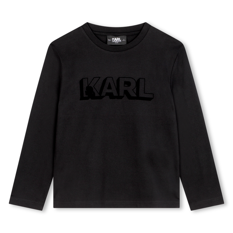 T-shirt à manches longues KARL LAGERFELD KIDS 
                    GARCON