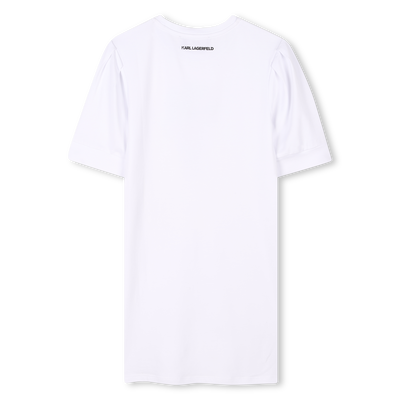 Robe à manches courtes KARL LAGERFELD KIDS FILLE