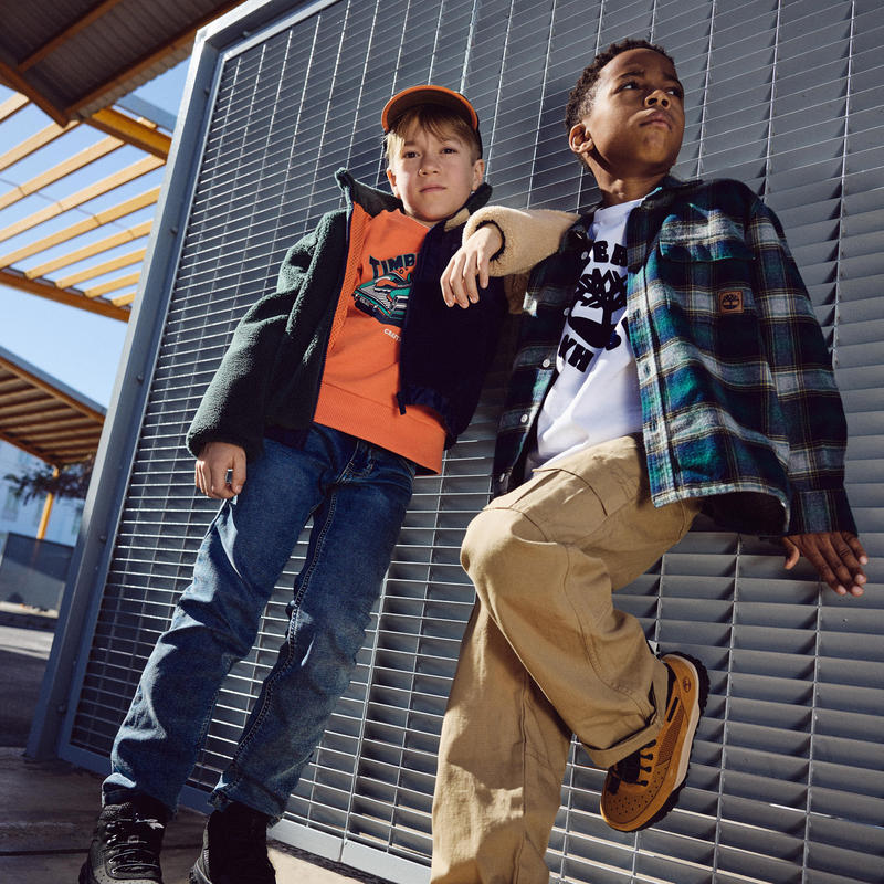 Sweat-shirt en molleton gratté TIMBERLAND 
                    GARCON