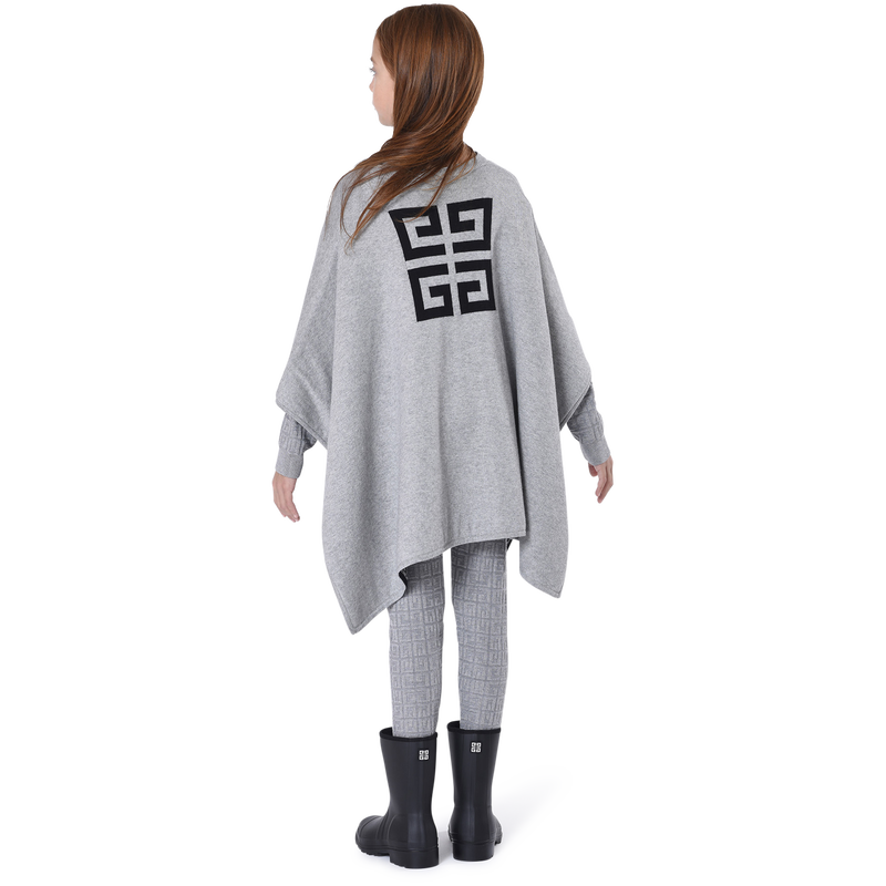 Cape réversible en tricot GIVENCHY 
                    FILLE