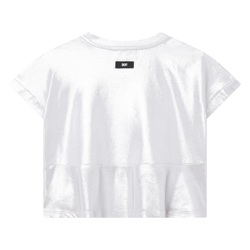 T-shirt de cérémonie métallisé DKNY 
                    FILLE