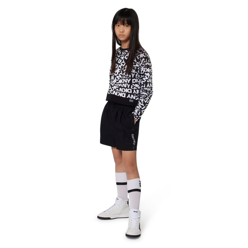 T-shirt &agrave; manches longues DKNY 
                        FILLE