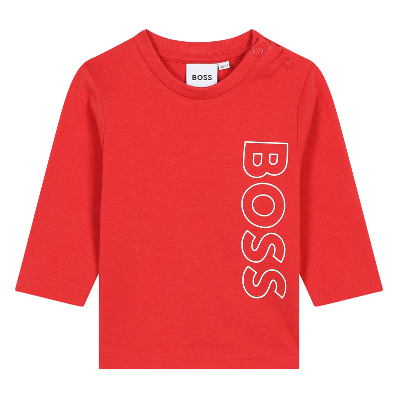 T-shirt sigle vertical BOSS 
                    GARCON