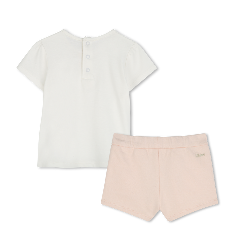 Ensemble T-shirt et short CHLOE 
                    FILLE
