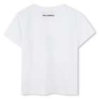 T-shirt avec imprim&eacute; plac&eacute; KARL LAGERFELD KIDS 
                    FILLE