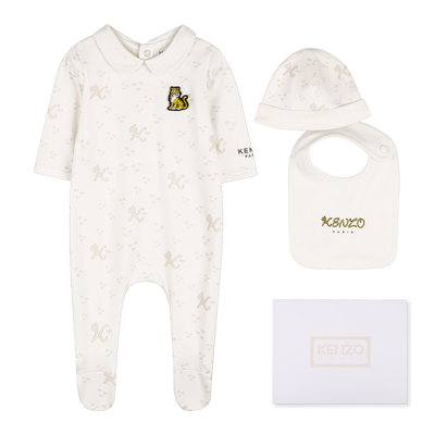 Ensemble pyjama, bonnet et bavoir KENZO KIDS UNISEXE